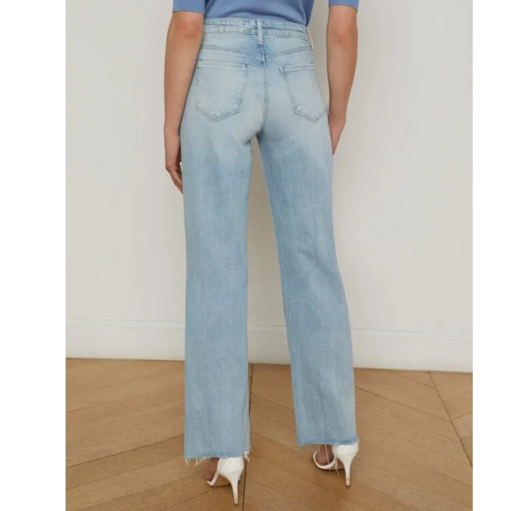L'AGENCE Tiana Wide Leg Jeans - Picture 2 of 4
